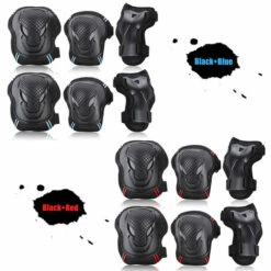 ASUPERMALL Knieschutzer Set 6 Protektoren Kit Knieschutzer Ellbogenschutzer Handgelenkschutzer Schutzausrustung Set Sicherheitsschutzpolster Fur Skateboard Radfahren Reiten -Angebote Fliesenleger-Werkzeug Store 37644246 4