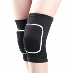 THSINDE Knieorthese 1 Paar Kniekompression Ärmelstütze Atmungsaktiv Elastisch Verdicken Schwamm Knieschützer Für Tanz Kampfsport Volleyball Grau / M -Angebote Fliesenleger-Werkzeug Store 37843653 3