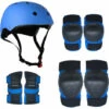 ASUPERMALL Schutzausrustung Set 7 In 1 Knie Ellenbogenschutzer Handgelenkschutzer Helm Multi Sports Sicherheitsschutzpolster Fur Kinder Jugendliche Roller Skating Radfahren