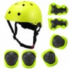 ASUPERMALL Kinder 7 In 1 Helm Und Pads Set Verstellbare Kinder Knieschutzer Ellenbogenschutzer Handgelenkschutzer Fur Roller Skateboard Rollschuhlaufen Radfahren
