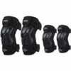 BSDDP Universal Paar Kniebandagen Und Ellbogenschützer Für Erwachsene Fahrrad Fahrrad Motorrad Reiten Kniestütze Schutzpolster Für Motorrad Radfahren Racing Four Seasons,Schwarz