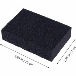 BARES 5 Stück Korund Nano Reinigungsschwamm Scheuern Zum Scheuern Der Küche Badezimmer Töpfe Pfannen & Spülbecken Geschirr & Schwamm (Schwarz) -Angebote Fliesenleger-Werkzeug Store 39124148 4