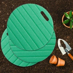 Relaxdays Kniekissen 3er Set, Schonendes Kniepolster, Kniebrett Gartenarbeit, Mehrzweckkissen HBT 3 X 35 X 35 Cm, Grün -Angebote Fliesenleger-Werkzeug Store 39180972 3