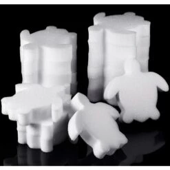 BARES 20 Stück Whirlpool Und Spa Cremiger, ölabsorbierender Schaumschwamm (Meeresschildkrötenform)