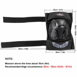 WOSAWE 1 Paar Radfahren Kniebandage Fahrrad MTB Fahrrad Motorrad Reiten Kniestütze Schutzpolster Schutz Outdoor Sports Radfahren Knieschützer Gear,Stil 1 - Kniestütze -Angebote Fliesenleger-Werkzeug Store 39573716 3