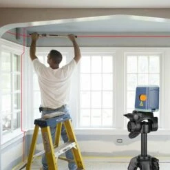 BLUERIDGE BLUE RIDGE Kreuzlinienlaser 10M, Linienlaser Selbstnivellierende - Und Vertikale Linie, 360° Drehbarer Magnetbasis +/- 0,3mm, BR8900 -Angebote Fliesenleger-Werkzeug Store 39653735 4