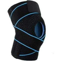 BETTERLIFE Ligament Sport Patella Knieorthese, Knieorthese Unterstützung Einstellbare Arthroseschiene Für Arthritis, Meniskusschmerzen, Lauf-blau