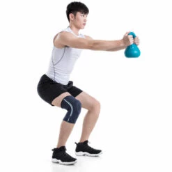 AIRPOP Knieschoner Fur Basketball Fußball Volleyball Sport Sicherheit Knieschoner Training Elastischer Knieschutz Atmungsaktiv Knieschoner 1 Stuck - Modell: M Deep Grey -Angebote Fliesenleger-Werkzeug Store 40029598 3