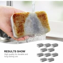 SUN FLOWERDE 10 Stück Reinigungsschwamm Küchenschwamm Praktischer Geschirrspülschwamm -Angebote Fliesenleger-Werkzeug Store 40131679 3