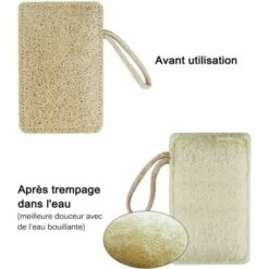 SUN FLOWERDE 6PCS Luffa-Schwamm Wiederverwendbare Waschbare Geschirrschwämme Mit Stecker -Angebote Fliesenleger-Werkzeug Store 40131680 5