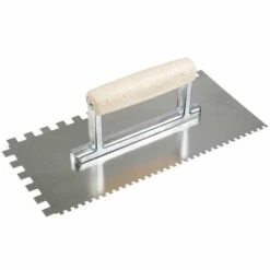 Hufa Buttering-Floating Kelle Holzgriff 280x130mm 4x4/10x10mm Gezahnt