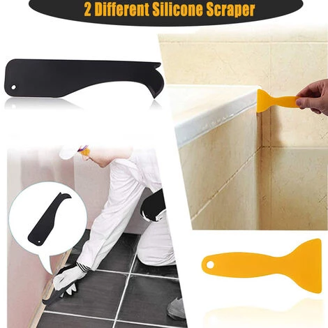 DONTODENT Silikon-Dichtungsglätter 16-teilige Dichtungs-Dichtungswerkzeuge,Dichtungsmörtel-Glättwerkzeug-Kit Entfernen Von Dichtungs-Dichtungswerkzeugen Finishing-Kit 3 DONTODENT Silikon-Dichtungsglätter 16-teilige Dichtungs-Dichtungswerkzeuge,Dichtungsmörtel-Glättwerkzeug-Kit Entfernen Von Dichtungs-Dichtungswerkzeugen Finishing-Kit – Bild 3