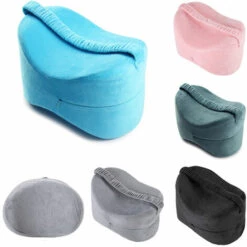 ASUPERMALL Memory Foam Kniekissen Waschbare Abdeckung Gummiband Beinkissen Fur Schwangerschaft Bein Huftschmerzen Schlaf Rest Yoga Fußkissen,Blau -Angebote Fliesenleger-Werkzeug Store 40587979 5