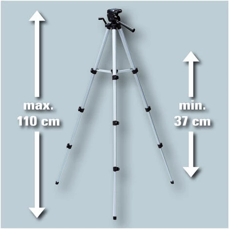Einhell Teleskop Stativ Tripod Passend Für Lasernivelliergerät Und Kreuzlinenlaser 2 Einhell Teleskop Stativ Tripod Passend Für Lasernivelliergerät Und Kreuzlinenlaser – Bild 2