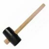 EDE Gummihammer, Schwarz FORTIS Gr.3, 75mm