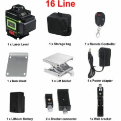 KINGSO Starkes Grünes Licht 3D-Fernbedienung 25m 16-Linien-Laser-Niveau 9 KINGSO Starkes Grünes Licht 3D-Fernbedienung 25m 16-Linien-Laser-Niveau -Angebote Fliesenleger-Werkzeug Store 41559880 5