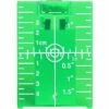ABCRITAL TP01G Grünes Laserziel, Magnetisches Laserziel Mit Reflektoren, Zur Verwendung Mit Grünem Kreuzlinienlaser, Für Verbesserte Sichtbarkeit Grüner Laser