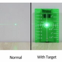 ABCRITAL TP01G Grünes Laserziel, Magnetisches Laserziel Mit Reflektoren, Zur Verwendung Mit Grünem Kreuzlinienlaser, Für Verbesserte Sichtbarkeit Grüner Laser -Angebote Fliesenleger-Werkzeug Store 41597256 3