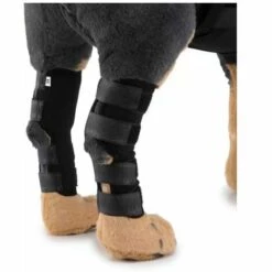 TRIOMPHE Haustier Knieschoner Mit Stützstangen Hundebeinschützer Hundebeine Haustierschutz Hundechirurgie Verletzungsschutz (Schwarz S) -Angebote Fliesenleger-Werkzeug Store 41669328 3