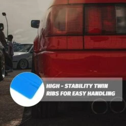 TRIOMPHE Kunststoff-Filz-Rand-Rakel - Auto-Rakel-Aufkleber Weiches Vinyl-Scheibentönungs-Auftragswerkzeug - 3,9 Zoll Weicher Filz-Schaber - 2 Stück -Angebote Fliesenleger-Werkzeug Store 41677233 5