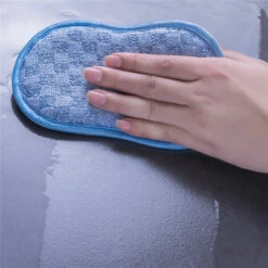 TRIOMPHE Geschirrschwämme Abwaschbar, 7 Doppelseitige Kratzfreie Kratzpads Der Antibakterielle Mikrofaser-Küchenschwamm Reinigt Effektiv Alle Oberflächen.Ideal Für Teller, Herde. -Angebote Fliesenleger-Werkzeug Store 41677710 4