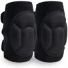 TRIOMPHE Knieschützer Für Garten Und Haushalt, Knieschützer Mit Leichtem EVA-Schaumpolster, Weiches Innenfutter, Einfache Passform Mit Verstellbaren Trägern, Schwarzer Beinumfang 33-40cm