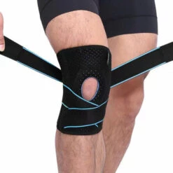 TRIOMPHE Neopren Kniebandage, Patella Und Ligament Kniebandage, Kniebandage Kniebandage Mit Offenem Patellastabilisatorring Für Sport, Laufen