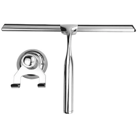 TRIOMPHE TRIO Duschabzieher Glasabzieher Edelstahl Duschabzieher Mit Wandhalterung Kein Bohren Für Badezimmer, Spiegel, Autofenster, Küchen, Fliesen 1 TRIOMPHE TRIO Duschabzieher Glasabzieher Edelstahl Duschabzieher Mit Wandhalterung Kein Bohren Für Badezimmer, Spiegel, Autofenster, Küchen, Fliesen