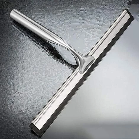 TRIOMPHE TRIO Duschabzieher Glasabzieher Edelstahl Duschabzieher Mit Wandhalterung Kein Bohren Für Badezimmer, Spiegel, Autofenster, Küchen, Fliesen 3 TRIOMPHE TRIO Duschabzieher Glasabzieher Edelstahl Duschabzieher Mit Wandhalterung Kein Bohren Für Badezimmer, Spiegel, Autofenster, Küchen, Fliesen – Bild 3