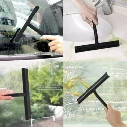 TRIOMPHE TRIO Duschabzieher Glasabzieher Haushaltswasser-Reinigungsabzieher [22m] Mit Halter, Für Dusche, Bad, Spiegel, Glasreinigung -Angebote Fliesenleger-Werkzeug Store 41680195 3