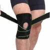 TRIOMPHE TRIP Kompressions-Knieorthese, Verstellbarer Patellastabilisator Knieschmerzlinderung Patellastabilisator, Doppelte Kompressions-Kniebandage - Grün