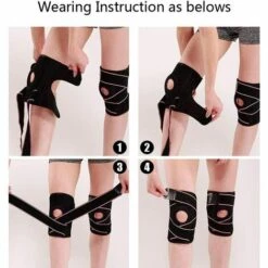 TRIOMPHE TRIP Kompressions-Knieorthese, Verstellbarer Patellastabilisator Knieschmerzlinderung Patellastabilisator, Doppelte Kompressions-Kniebandage - Grün -Angebote Fliesenleger-Werkzeug Store 41680507 3