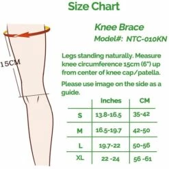 TRIOMPHE ADJUSTABLE TRIP Knieorthese (1 Einheit) – Knieschützer Für Fitnessstudio, Sport, Bodybuilding – Leicht, Elastisch Und Atmungsaktiv – Farbe Grau (Größe S) -Angebote Fliesenleger-Werkzeug Store 41680520 3