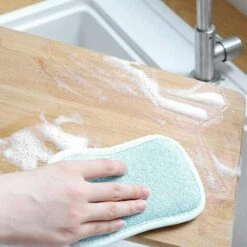 TRIOMPHE TRIO Mehrzweckschwämme Kratzfester Schwamm Für Küche Mikrofaser Geschirr Schwämme Reinigungsmatte -Angebote Fliesenleger-Werkzeug Store 41681018 3