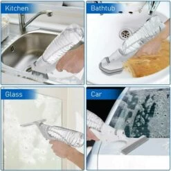 TRIOMPHE TRIO Rakelbürste Bodenrakel Duschglas, Badrakel Mit Drei Verschiedenen Reinigungsbürstenköpfen 8 TRIOMPHE TRIO Rakelbürste Bodenrakel Duschglas, Badrakel Mit Drei Verschiedenen Reinigungsbürstenköpfen -Angebote Fliesenleger-Werkzeug Store 41681105 4