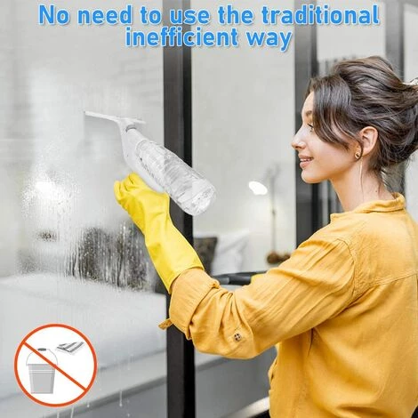 TRIOMPHE TRIO Rakelbürste Bodenrakel Duschglas, Badrakel Mit Drei Verschiedenen Reinigungsbürstenköpfen 5 TRIOMPHE TRIO Rakelbürste Bodenrakel Duschglas, Badrakel Mit Drei Verschiedenen Reinigungsbürstenköpfen – Bild 5