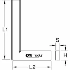 KSTOOLS® KS TOOLS Flachwinkel Nach DIN 875/2, 75mm -Angebote Fliesenleger-Werkzeug Store 42079478 2