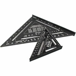 THSINDE MULTI-FUNKTION Zimmermanns-Vierkant 180 Mm Metall Aluminium Lineal Winkelführungswinkel 45 90 Grad / Zimmermannswerkzeuge / Zeichenführung Zimmerei Holz -Angebote Fliesenleger-Werkzeug Store 42553051 4