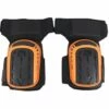DONTODENT Professionelle Knieschützer,Heavy Duty Knieschützer Polsterung Für Kniespritzschutz (Orange)