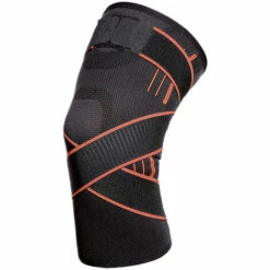 HAPPYSHOPPING Knieschützer Professioneller Schutz Sport Knieschoner Outdoor Running Knieschoner Orange XL,Orange & XL.