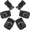 HAPPYSHOPPING 6 In 1 Kinder/Erwachsene Knieschützer Ellenbogenschützer Handgelenkschützer Sport Schutzausrüstung Set Für Radfahren Skateboard Rollschuhlaufen,S