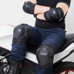 ASUPERMALL 1 Pair Radfahren Kniestutze Und Ellenbogen Guards Fahrrad MTB Fahrrad Motorrad Reiten Kniestutze Schutzpads Guards Outdoor Sports Radfahren Knieschutzgetriebe -Angebote Fliesenleger-Werkzeug Store 43220897 4