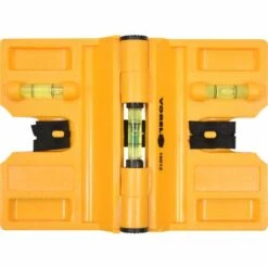 VOREL Pfostenwasserwaage Winkelwasserwaage Magnetisch 3 Libellen Flügel-Balken-Winkel-Wasserwaage 135mm -Angebote Fliesenleger-Werkzeug Store 43275551 5