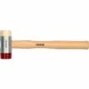 YATO Schonhammer Ausbeulhammer Kunststoffhammer Gummihammer Mit Hickory-Stiel PU & Nylon 28mm