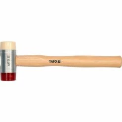 YATO Schonhammer Ausbeulhammer Kunststoffhammer Gummihammer Mit Hickory-Stiel PU & Nylon 28mm