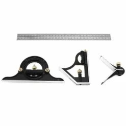 THSINDE Messwerkzeug Kombiniert Mit Winkellineal, Präzisions-Winkelmesser-Winkelsuchlineal -300MM.a -Angebote Fliesenleger-Werkzeug Store 43346740 2