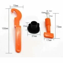 ILoveMilan Fliesen-Nivelliersystem, 50-teiliges Clip-Fliesen-Nivellier-Kit, Fliesen-Nivelliergerät Mit Spezialschlüssel, Fliesen-Nivellierung Für Den Wandbau -Angebote Fliesenleger-Werkzeug Store 43351134 4