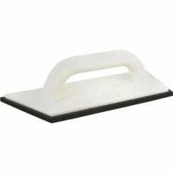 TRIUSO Kunststoff-Fummelbrett 80 X 260 Mm Mit Schwarzem 10 Mm Zellgummibelag