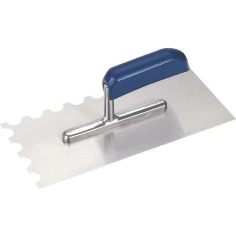 TRIUSO PREMIUM Mittelbettkelle Gezahnt Aus Bandstahl Mit Holzgriff 130 X 280 Mm 1 TRIUSO PREMIUM Mittelbettkelle Gezahnt Aus Bandstahl Mit Holzgriff 130 X 280 Mm