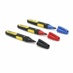 Stanley FatMax Permanentmarker Schwarz, Rot, Blau Breite Spitze -Angebote Fliesenleger-Werkzeug Store 43355375 5